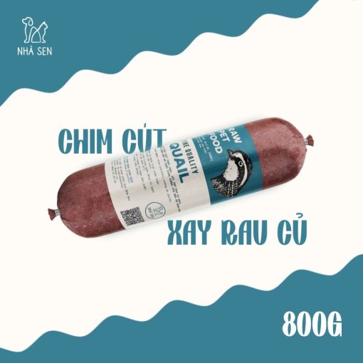 CHIM CÚT XAY RAU CỦ 800G