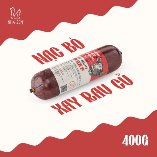 NẠC BÒ XAY RAU CỦ 400G