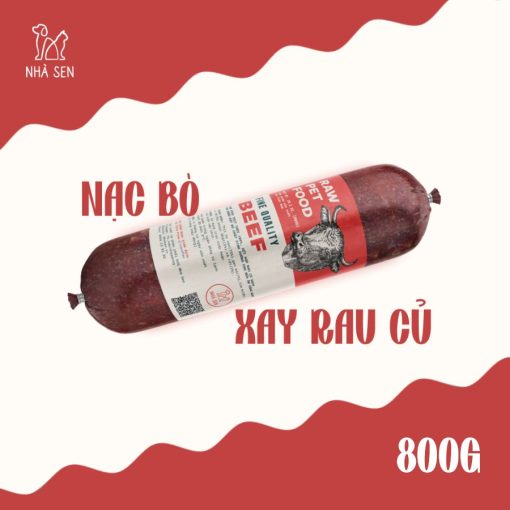 NẠC BÒ XAY RAU CỦ 800G