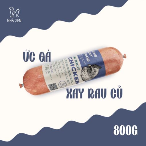 ỨC GÀ XAY RAU CỦ 800G