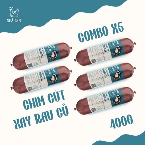 CHIM CÚT XAY RAU CỦ X5 400G