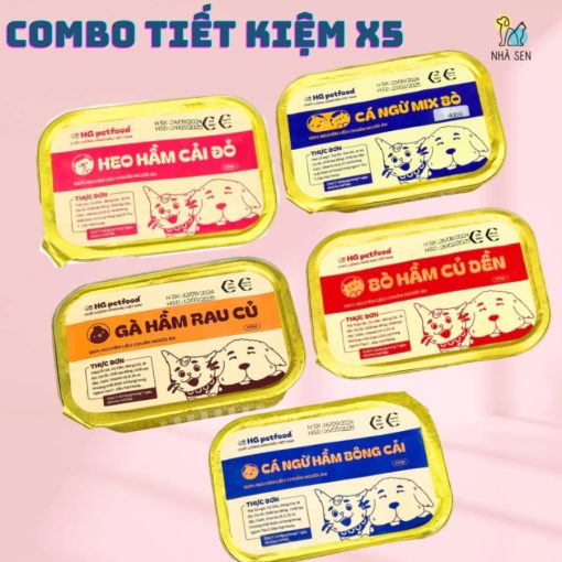 COMBO 5 HỘP PATE TƯƠI ,CHÍN SẴN