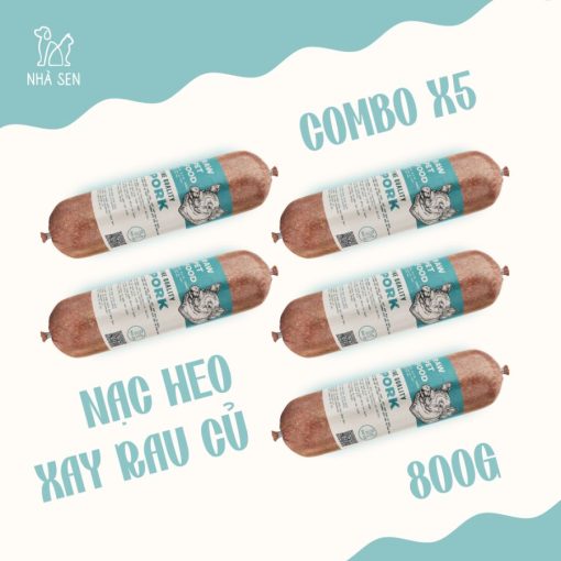 Nạc Heo Xay Rau Củ X5 800G