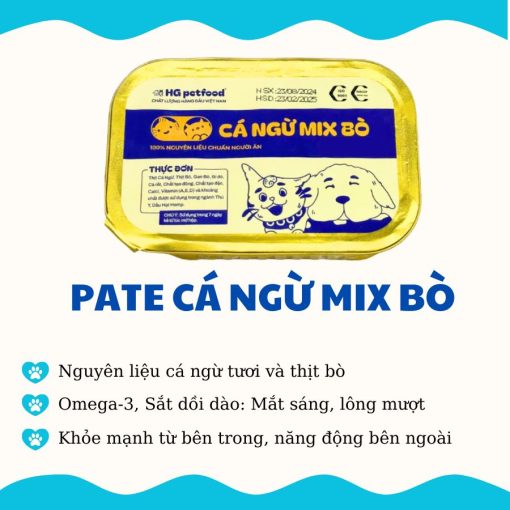 PATE CÁ NGỪ MIX BÒ