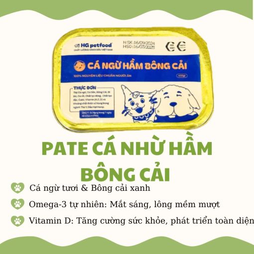 Pate Cá Ngừ Hầm Bông Cải