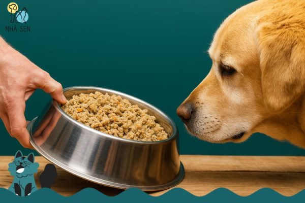 thức ăn tươi cho chó