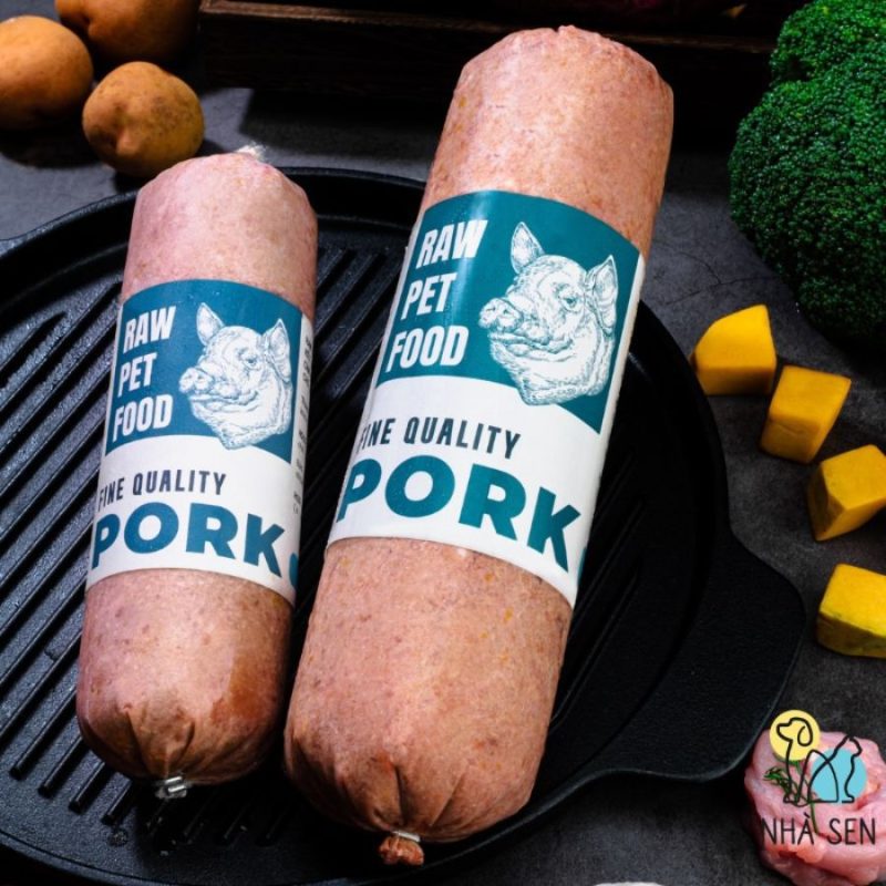 RAW FOOD thức ăn tươi cho chó mèo 2 loại heo
