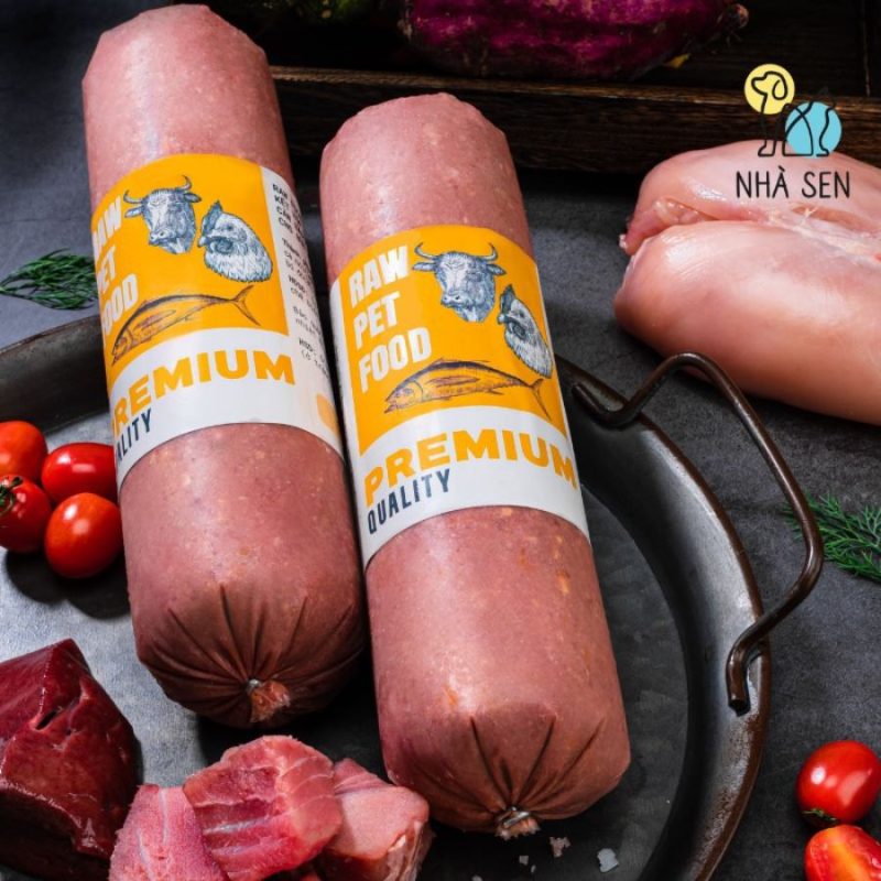 RAW FOOD thức ăn tươi cho chó mèo 2 loại tổng hợp