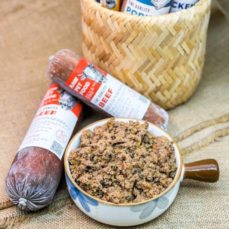 Thức ăn tươi cho chó mèo RAW FOOD bò