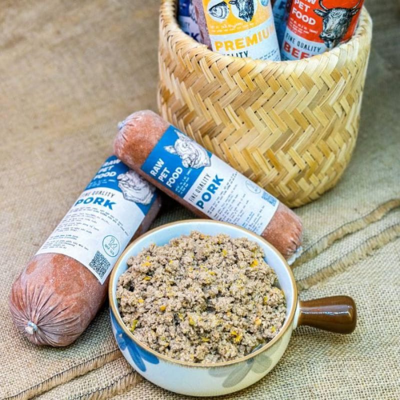 Thức ăn tươi cho chó mèo RAW FOOD heo