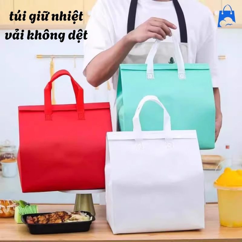 Túi Giữ Nhiệt Đựng Thức Ăn Cho Thú Cưng – Bí Quyết Giao Hàng Tươi Ngon, An Toàn tui giu nhiet tra sua mang di 3 tui mau sac
