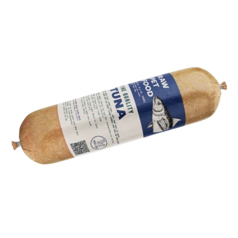 Xúc xích đồ ăn tươi vị cá ngừ dành cho mèo, đóng gói an toàn, giàu dinh dưỡng, phù hợp cho những ai muốn mua đồ ăn tươi cho mèo tiện lợi và đảm bảo chất lượng.