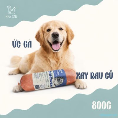 Thức ăn tươi cho chó tốt nhất từ ức gà xay nhuyễn, ít béo, giàu protein và dễ hấp thu. Sản phẩm phù hợp cho chó cần kiểm soát cân nặng, chó lớn tuổi hoặc chó đang trong giai đoạn duy trì thể trạng ổn định.