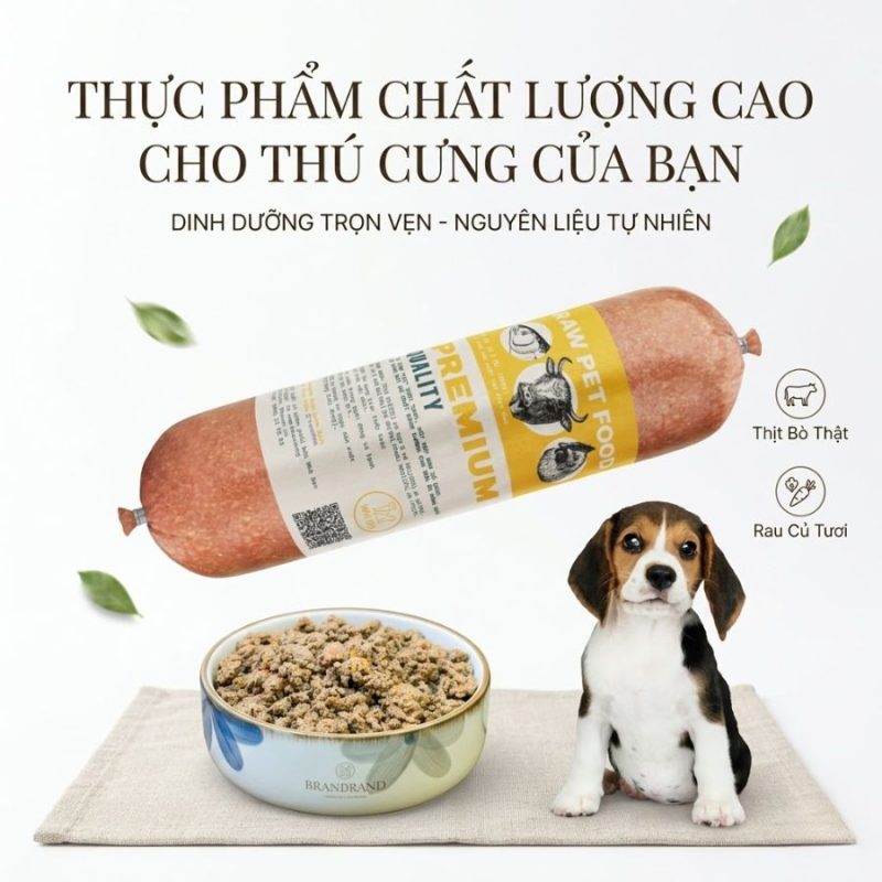 Hướng Dẫn Bảo Quản Và Rã Đông RAW FOOD đúng cách giúp giữ trọn dinh dưỡng từ thịt tươi và rau củ tự nhiên. Nên bảo quản ngăn đông và rã đông trong ngăn mát trước khi cho chó mèo sử dụng.