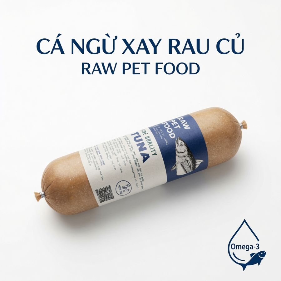 Thức Ăn Tươi Cho Chó Giúp Tăng Cường Miễn Dịch: Bí Quyết Chăm Sóc Từ Bên Trong Thức ăn tươi cho chó giúp tăng cường miễn dịch từ cá ngừ giàu Omega-3 và protein chất lượng cao, hỗ trợ da lông khỏe đẹp, tim mạch và hệ miễn dịch của thú cưng.